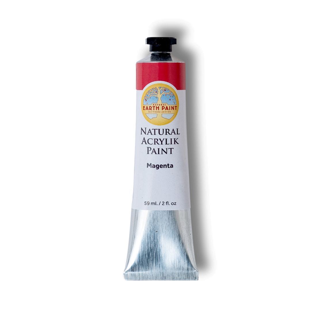 Natural Acrylik Paint CMY+W, Starter Set of 4 - Image 7